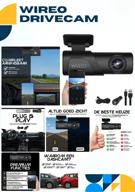 Listing Dashcam: de pagina uit het portfolio van ListingMaker