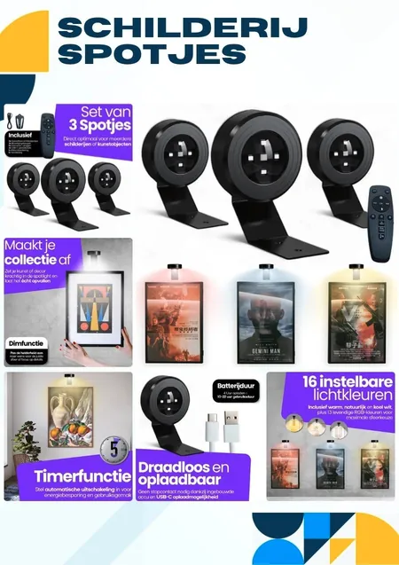 Listing Schilderijverlichting: de pagina uit het portfolio van ListingMaker
